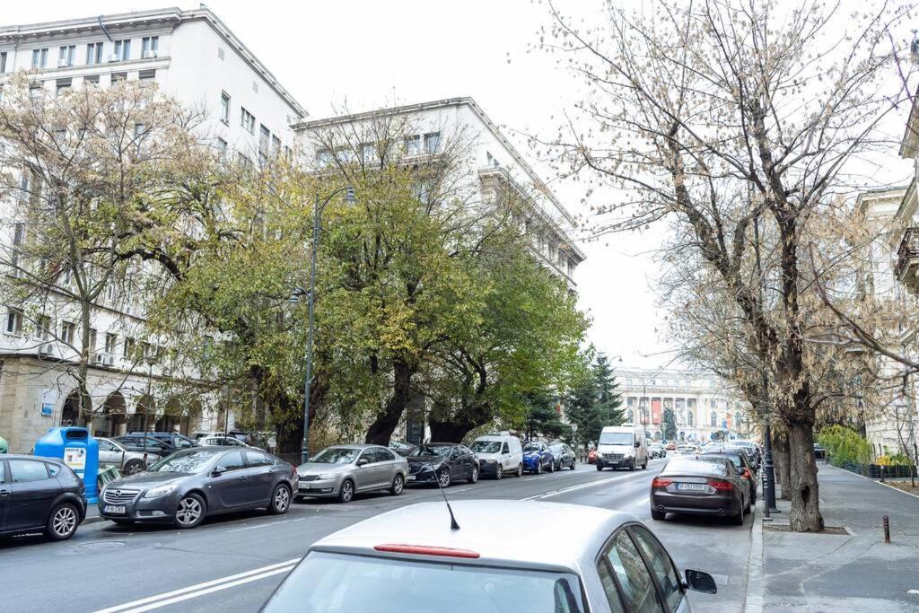 Ferienwohnung La Dame Bleue Bukarest Exterior foto
